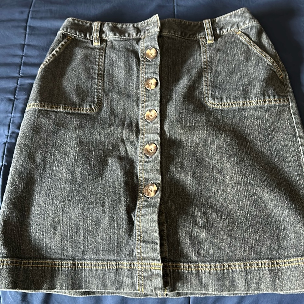 Ann Taylor petite Jean skirt